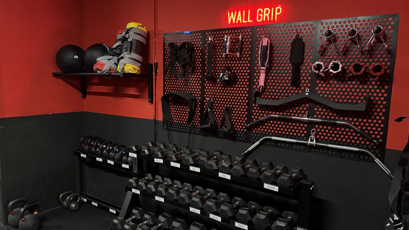 Pared de material Wall Grip de Ethos Gym